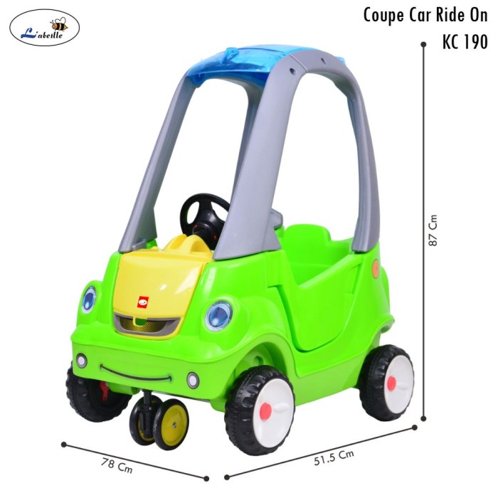 LABEILLE KC 190 RIDE ON COUPE CAR HIJAU