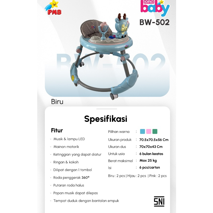 PMB BABY WALKER IORA BABY PMB 502